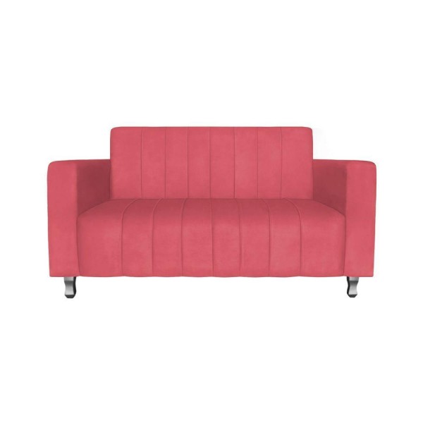Encontraproduto.com.br - Sofá Asphen 3 Lugares Suede Vermelho - Am Interiores