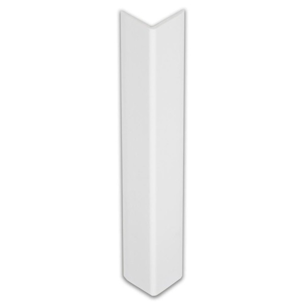 Encontraproduto.com.br - Cantoneira de pvc pop tec 1241 19mm com 3mts branco - tecnoperfil