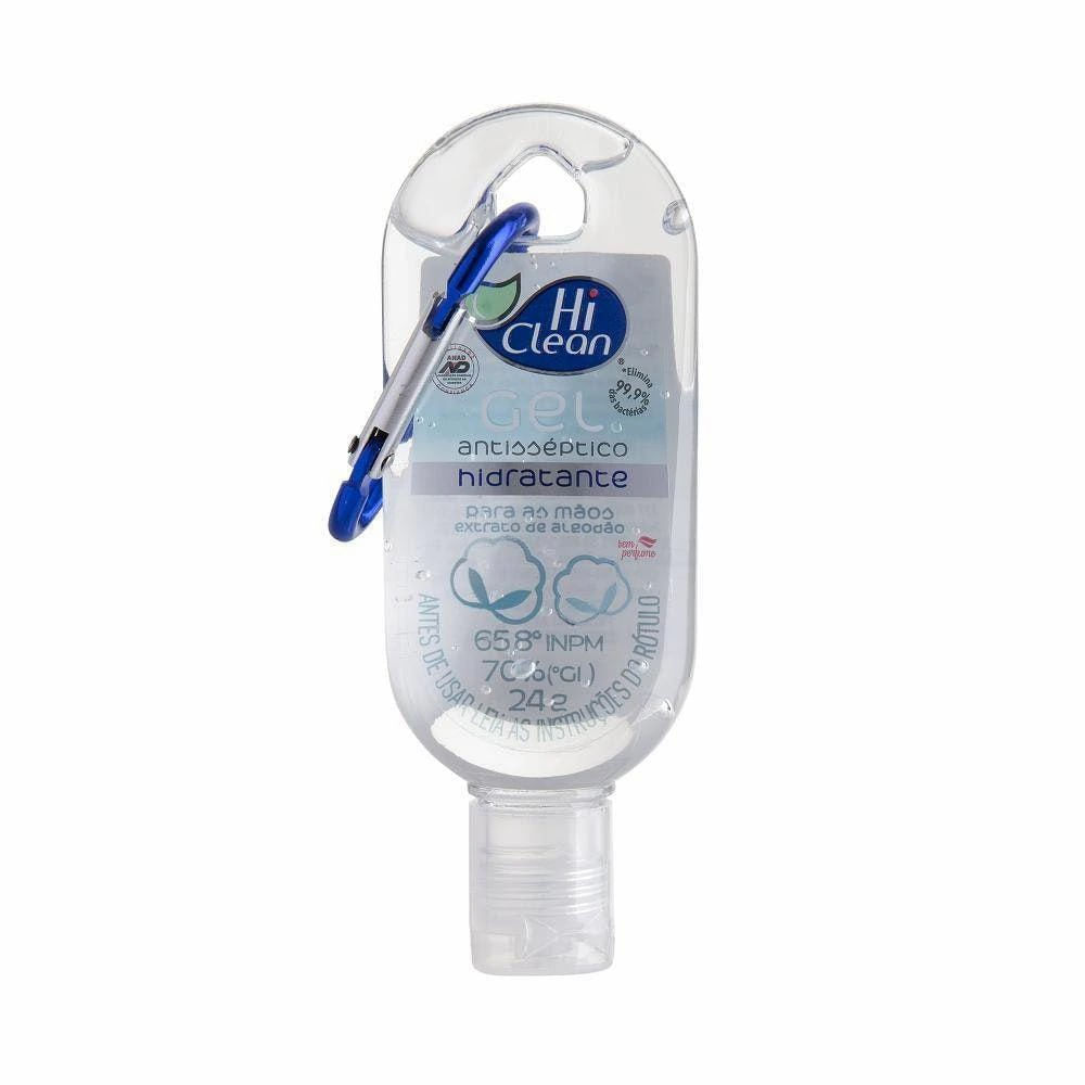 Gel Higienizante Antisséptico Hi Clean Com Mosquetão 27ml