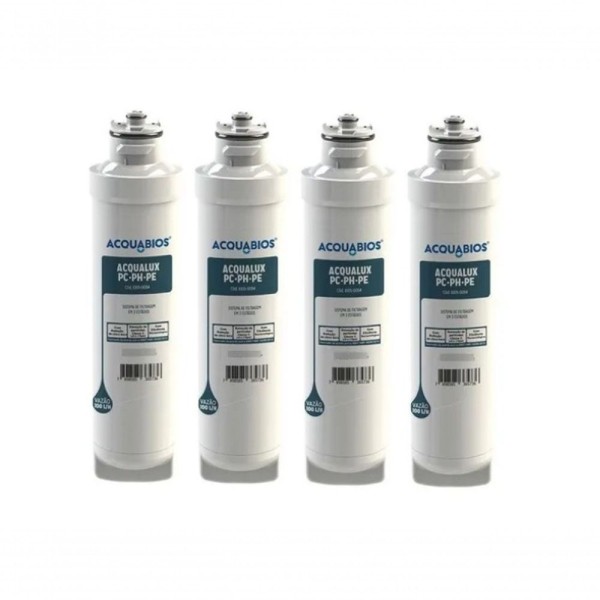 Encontraproduto.com.br - Kit Com 4 Filtro Compativel Electrolux Pe11 Pe11x Pe11b