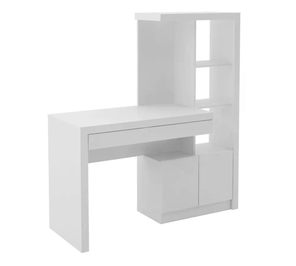 Encontraproduto.com.br - Escrivaninha Para Computador Com Armario ME4143 Tecno Mobili