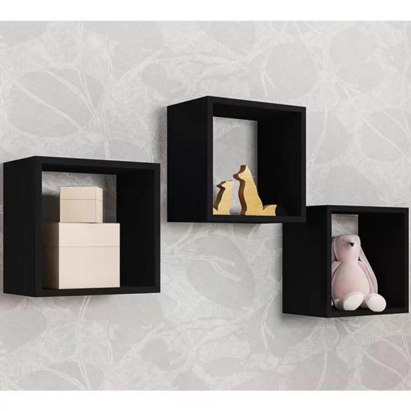Encontraproduto.com.br - Kit 3 Nichos De Parede REAJL Moveis