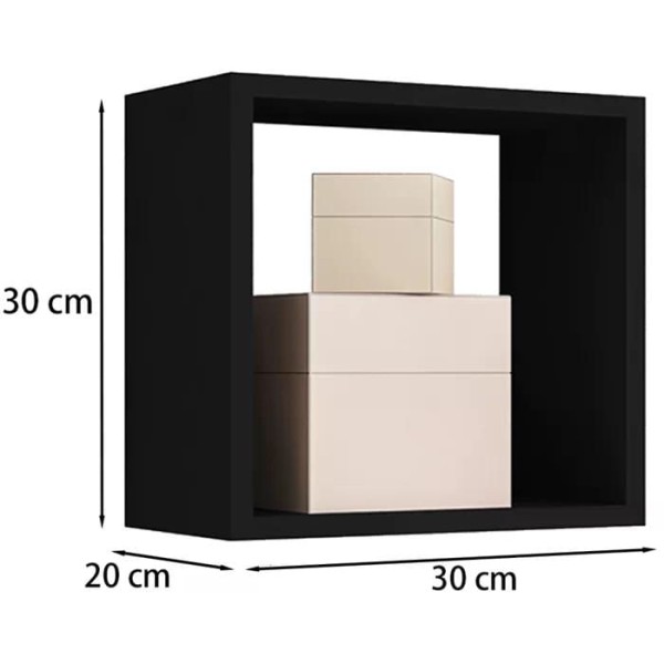 Encontraproduto.com.br - Kit 3 Nichos De Parede REAJL Moveis