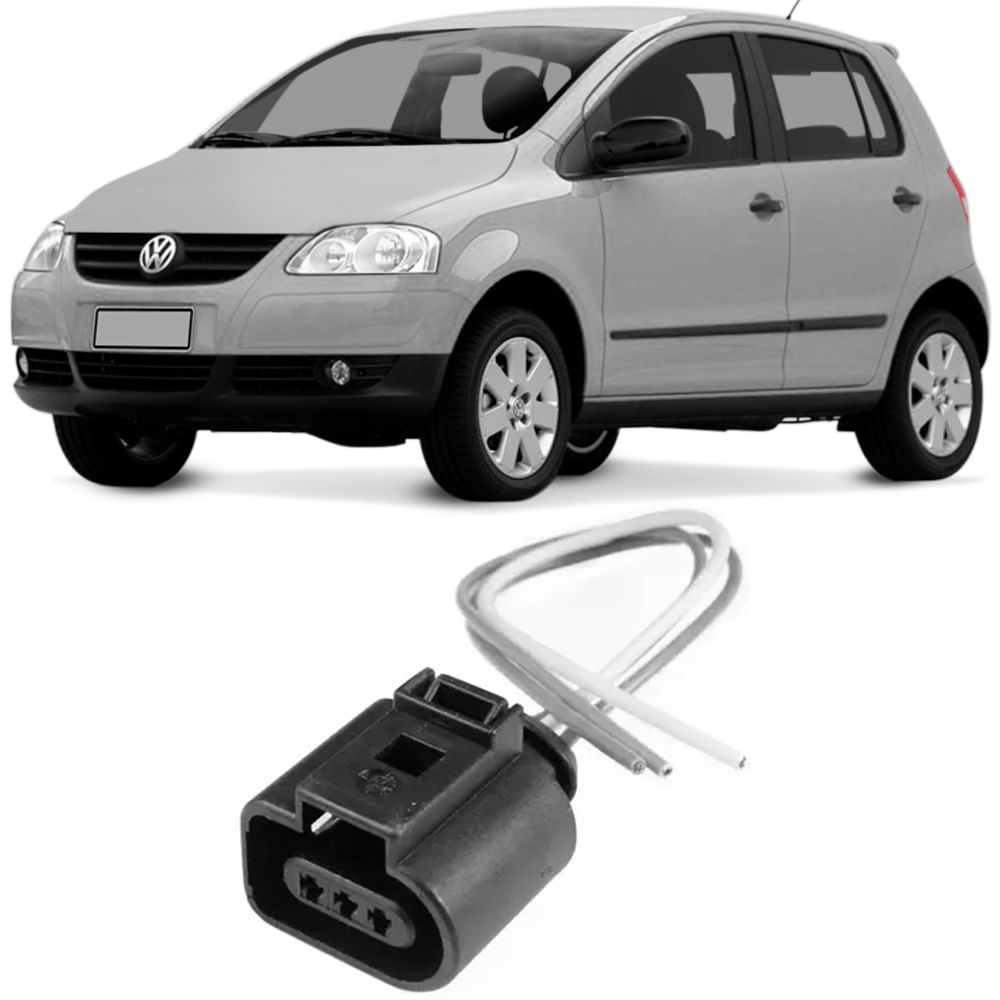 CONECTOR SENSOR ROTACAO VW GOL /FOX /FEMEA 3 VIAS  - ETE5102