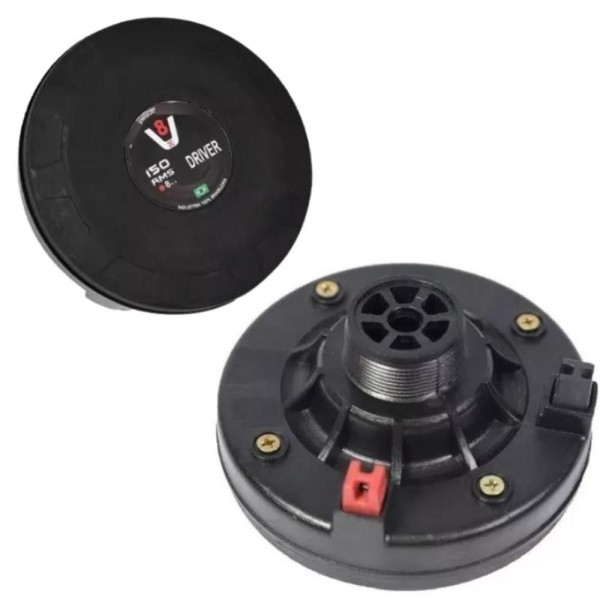 Encontraproduto.com.br - Kit 2 Driver Fénolico Cd-150 150w Rms + 2 Corneta Curta14-50