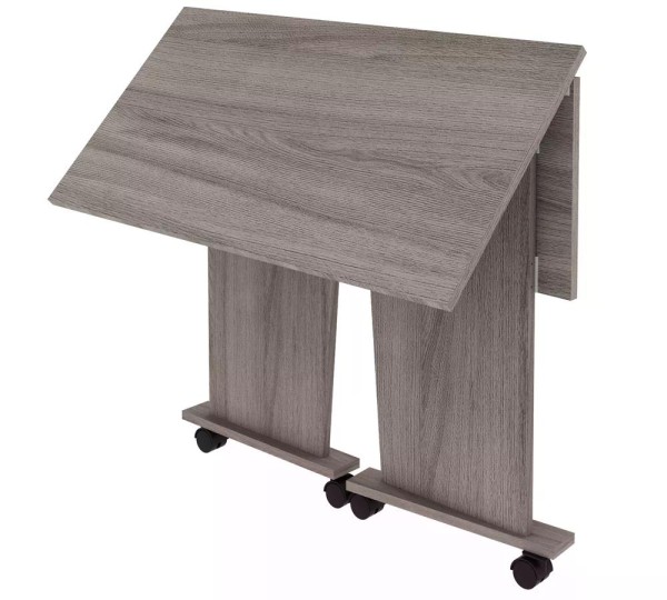 Encontraproduto.com.br - Mesa Multiuso Dobravel Para Notebook Me4117 Carvalho