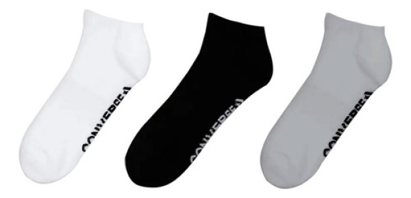 Meia Algodão Kit All Star Branco/Preto - Acc03sp2433