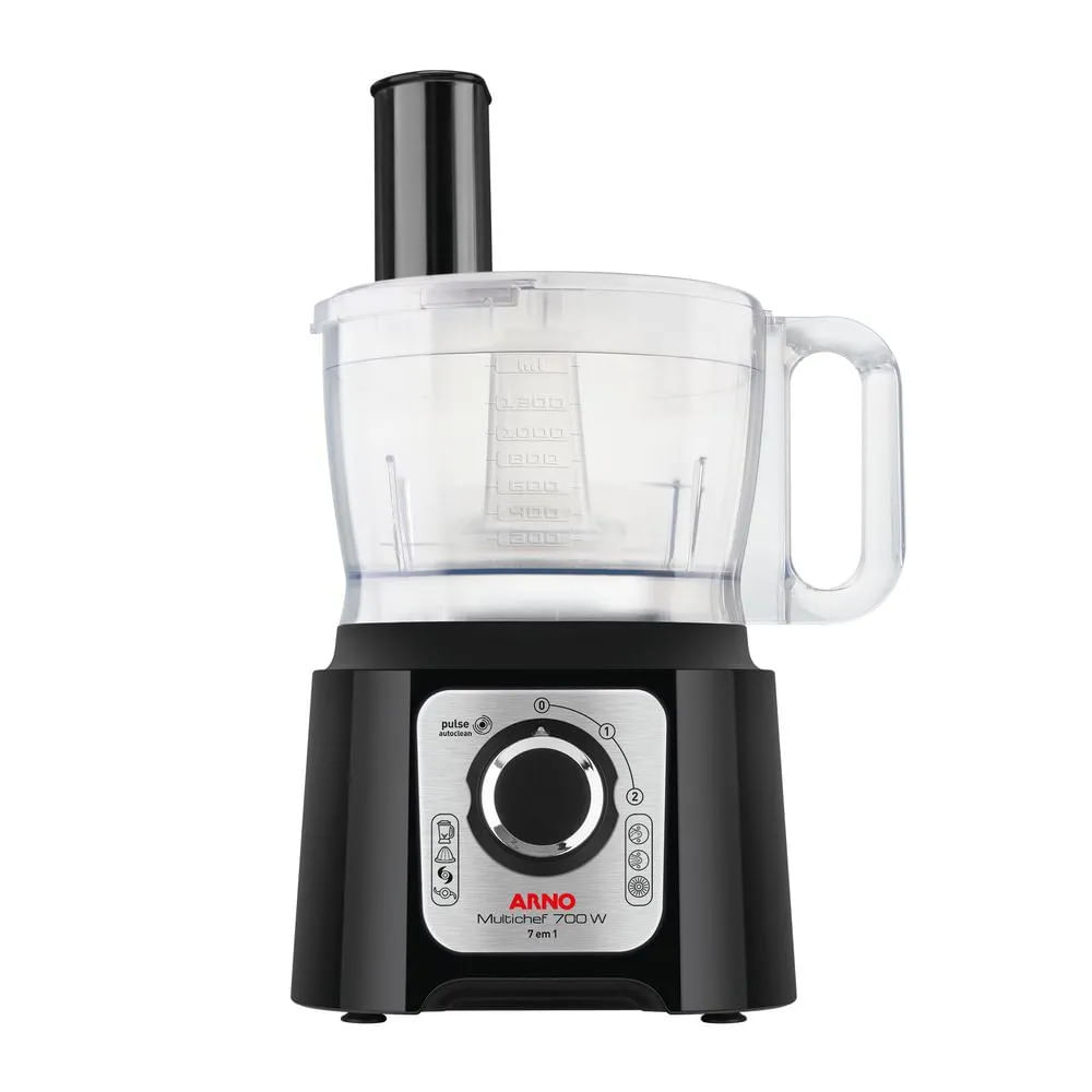 Encontraproduto.com.br - Processador De Alimentos Multichef Arno 7 Em 1 MP70 Preto