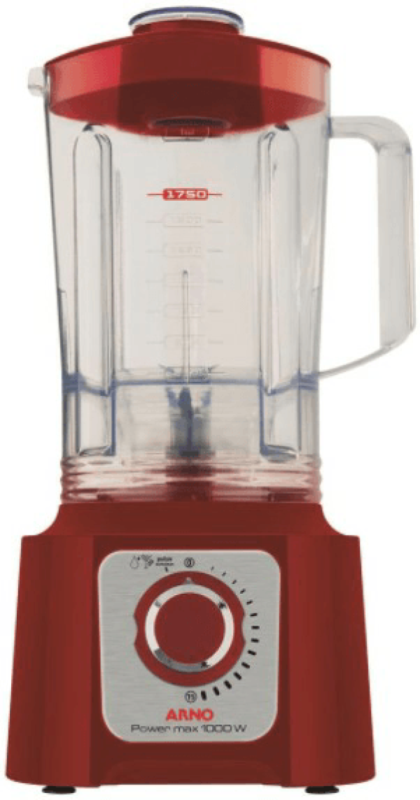 LIQUIDIFICADOR ARNO LN54 VERMELHO 220W POWER MAX 1000W