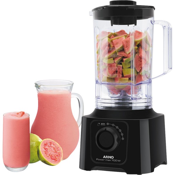 Encontraproduto.com.br - Liquidificador Ln50 Power Maxpreto 127V Arno