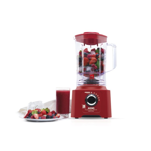 Encontraproduto.com.br - Liquidificador Power Max 3,1L Vermelho 220V LN61 Arno