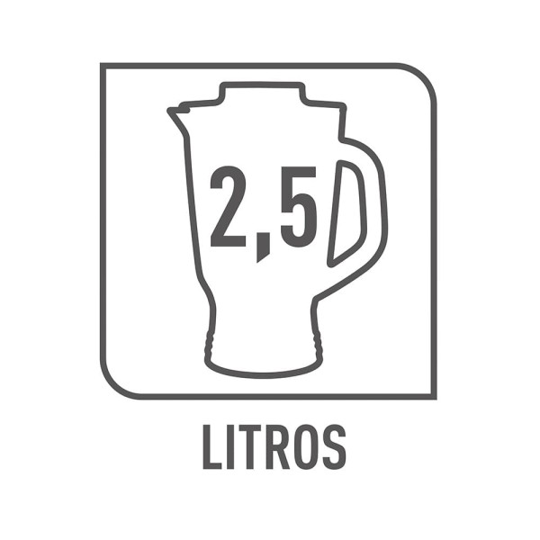 Encontraproduto.com.br - Liquidificador Power Mix 2,5 Litros Limpa Fácil 5 Velocidades LQ32 Arno