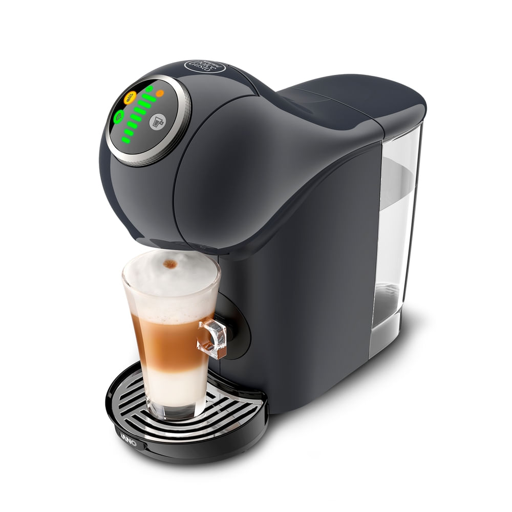 Encontraproduto.com.br - Nescafé Dolce Gusto Arno Genio S Plus Multibebidas Digital Automática Cinza DGS6