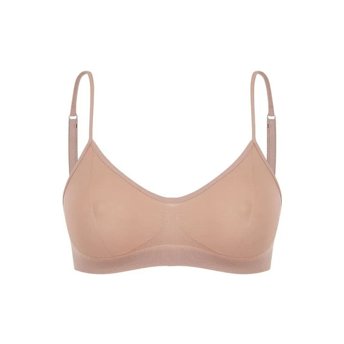 Encontraproduto.com.br - Sutiã Básico Triângulo Chocolate Modelo Top Sem Bojo Trifil