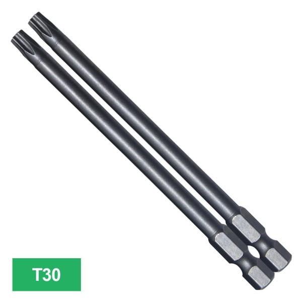 Encontraproduto.com.br - Ponta Bit Torx Makita T30 10CM para Parafusadeira 2 Und
