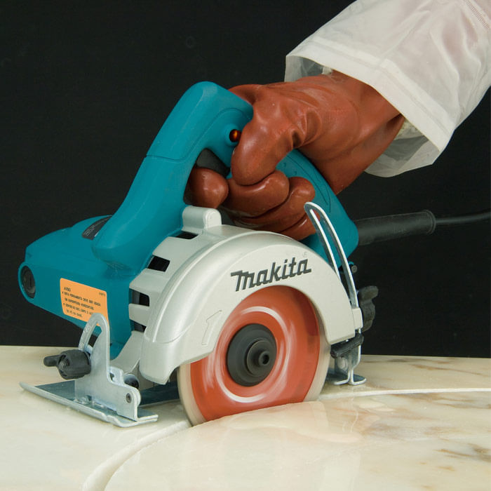 Encontraproduto.com.br - Serra para Mármore 125mm 1450W 4100NH2Z 220V Com 3 Discos Makita