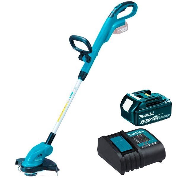 Encontraproduto.com.br - Aparador de Grama a Bateria Makita DUR181ZC com Bateria e Carregador