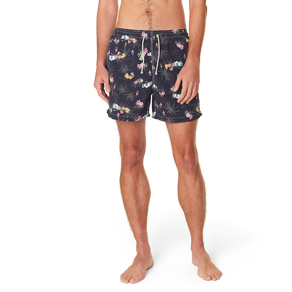 Shorts Masculino Estampado Beach