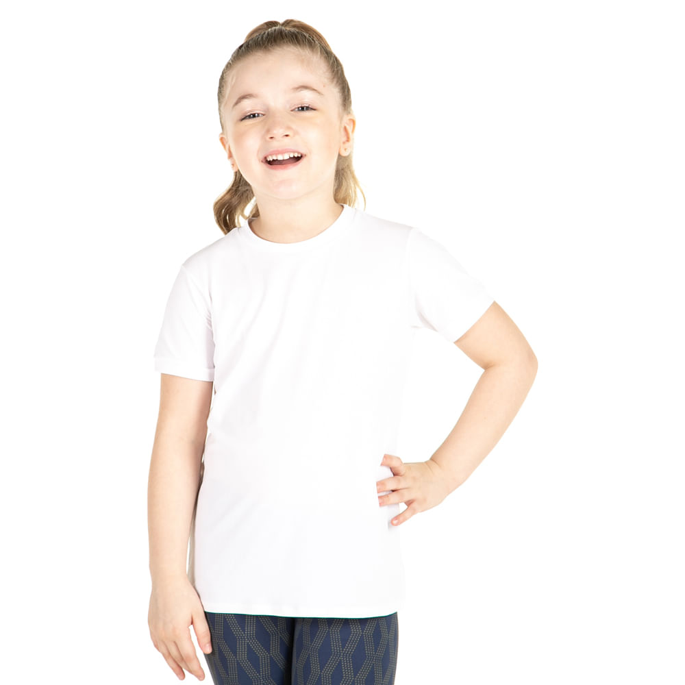 Encontraproduto.com.br - Camiseta Infantil Manga Curta Antiviral