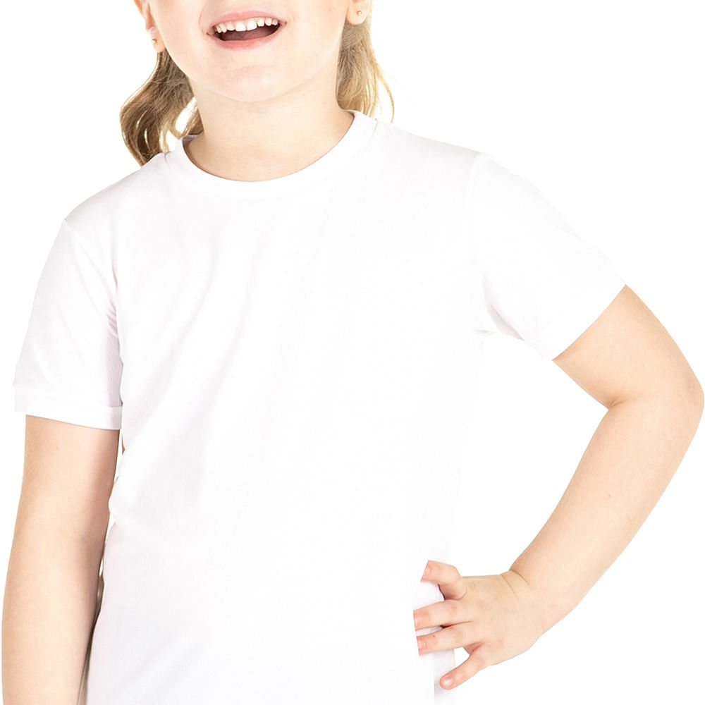 Encontraproduto.com.br - Camiseta Infantil Manga Curta Antiviral