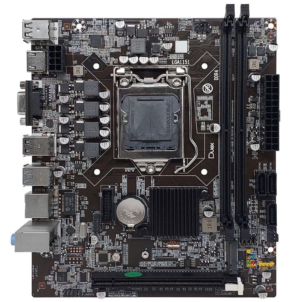 Encontraproduto.com.br - Placa Mãe Duex Intel H310 Zg 1151 I7, I5, I3 Ddr4 Hdmi