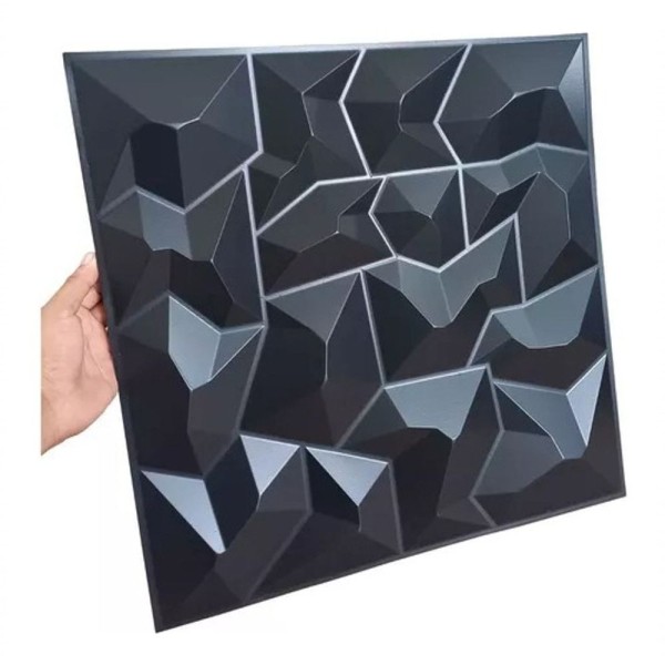 Encontraproduto.com.br - Placas 3D Revestimento Parede Pvc Decora Ambiente Caixa C/50 Unids