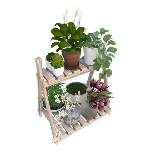 Encontraproduto.com.br - Rack Estante 2 Planos Guardar Livros De Coleção Sala Estar