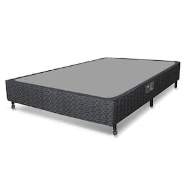 Encontraproduto.com.br - Base Box para Colchão de Casal Castor Class 39x128x188 cm - Cinza/Preto