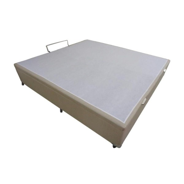 Encontraproduto.com.br - Cama Box Baú Viúva Linho Clean (128x188x35) - Castor