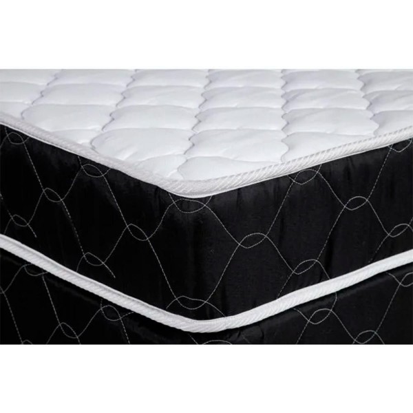 Encontraproduto.com.br - Cama Box + Colchão Castor Solteiro Montblanc Double Face D33 88x188x45cm