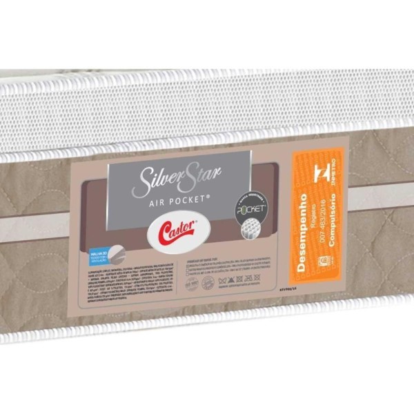 Encontraproduto.com.br - Colchão Solteiro 78cm Espuma D45 Sleep Max Castor