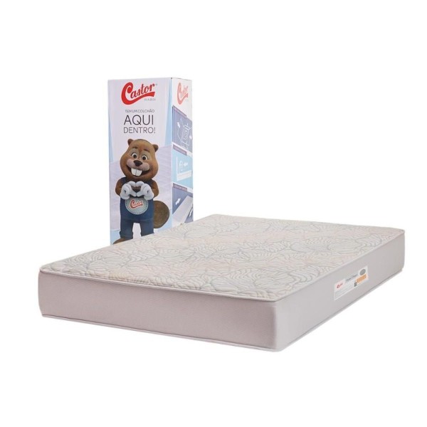 Encontraproduto.com.br - Conjunto Box Baú Casal: Colchão Molas Pocket Max Anatomic Vácuo + Base Crc Courano Palha(138x188)