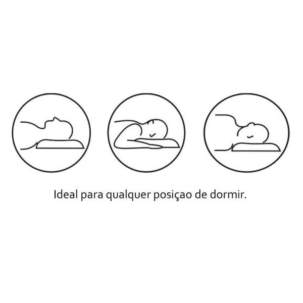 Encontraproduto.com.br - Travesseiro Látex Sleep Flocos P/fronha 50x70 (65x45x15) - Castor