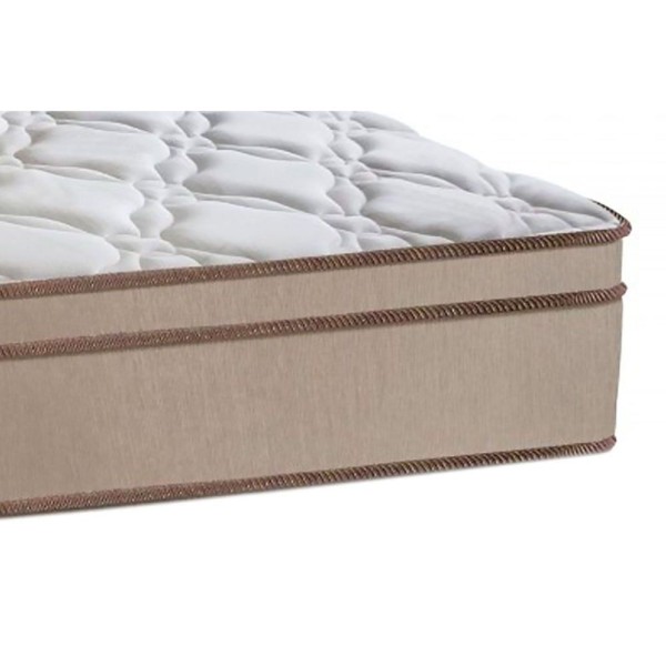 Encontraproduto.com.br - Conjunto Box Baú Casal: Colchão Molas Castor Bonnel Revolution + Base CRC Courano White(138x188)