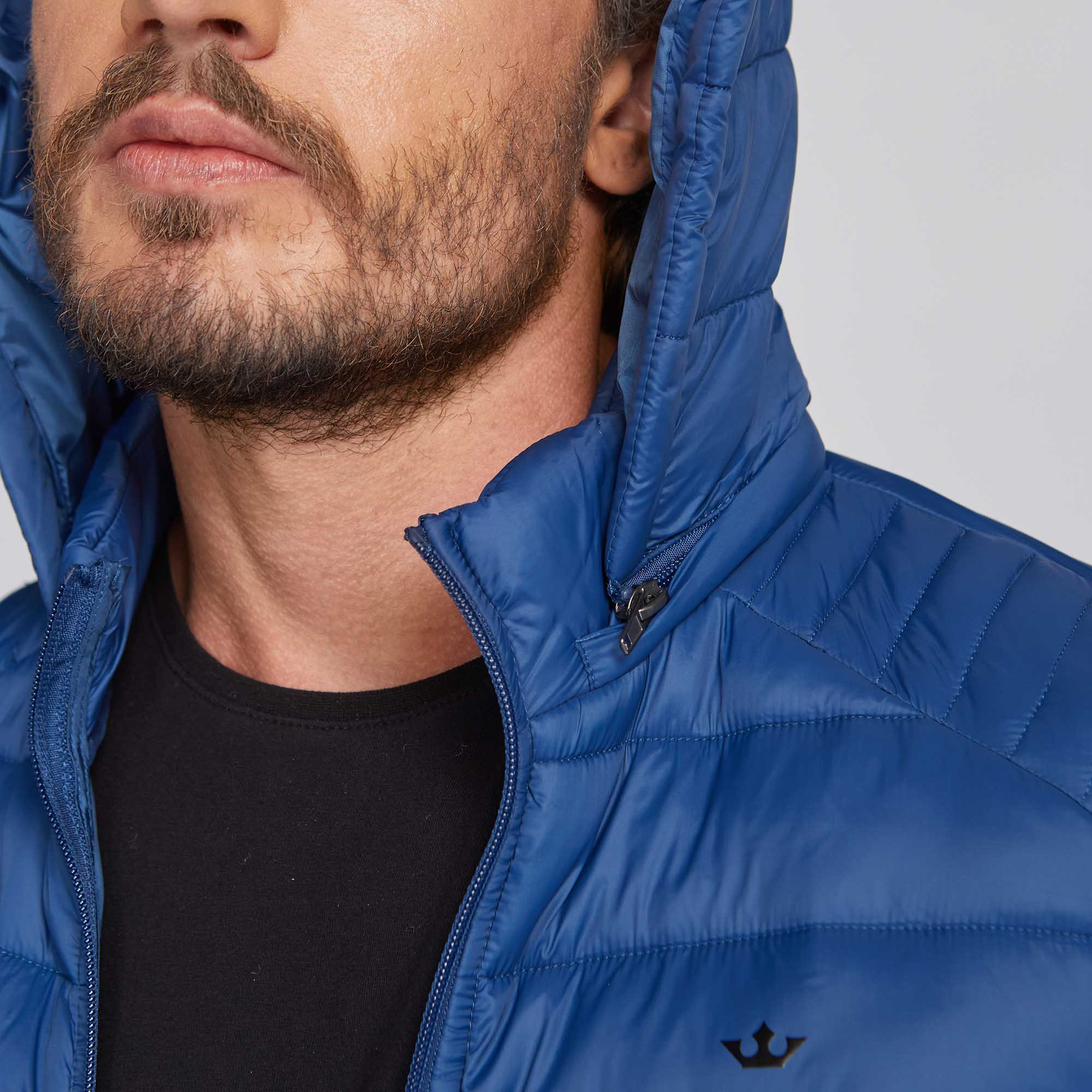 Encontraproduto.com.br - Jaqueta Docthos Slim Puffer C/ Capuz Removivel