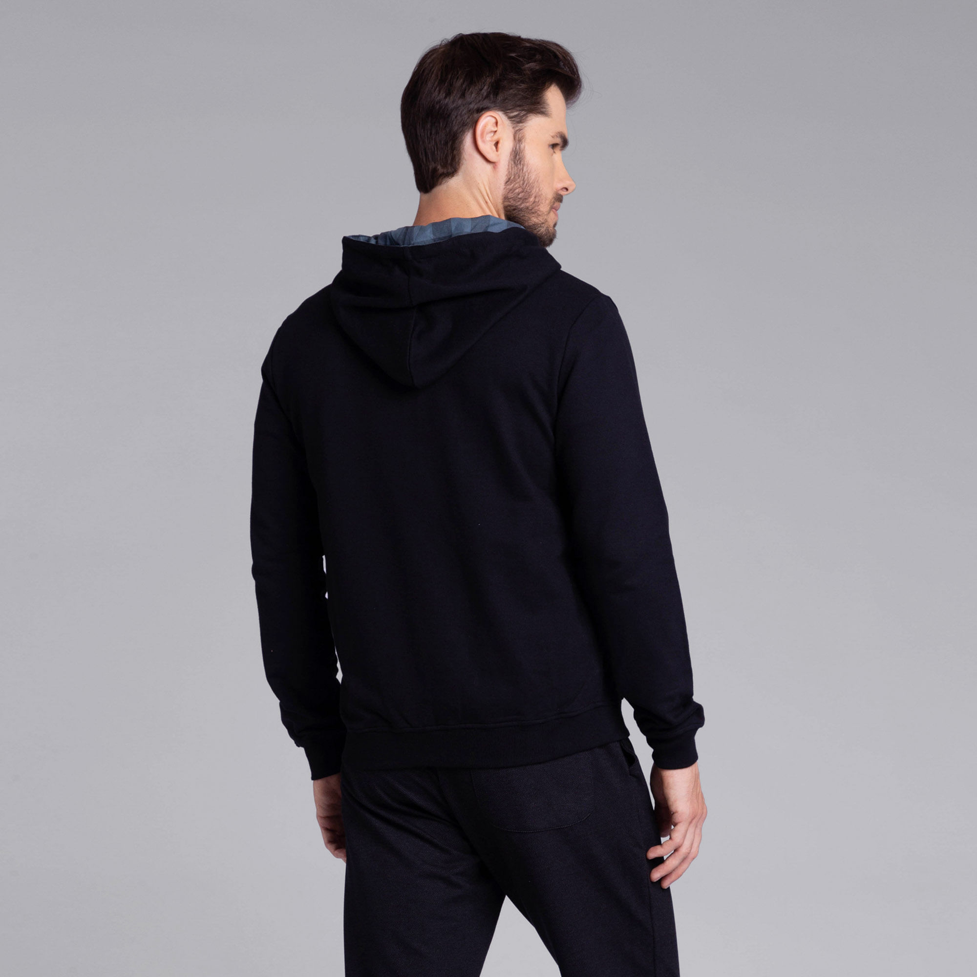 Encontraproduto.com.br - Jaqueta Docthos Slim Sem Forro Moletom Com Capuz