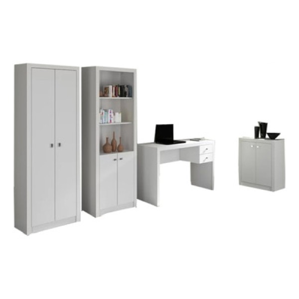 Encontraproduto.com.br - Conjunto Escritorio Completo 4 Peças CJ6 Tecno Mobili