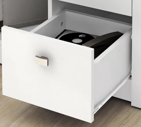 Encontraproduto.com.br - Balcão Para Escritório 1 Porta 3 Gavetas ME4111 Tecno Mobili