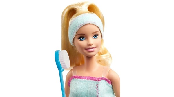 Encontraproduto.com.br - Boneca Barbie Dia de Spa Loira Com Pet Articulada Gkh73 Mattel