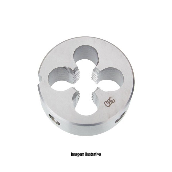 Encontraproduto.com.br - Cossinete mm 6 x 1,00mm OSG c/ peeling DIN 223/B