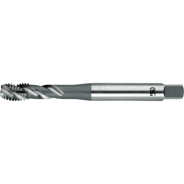 Encontraproduto.com.br - Macho Máquina Aço Rápido M 6,0x1,00 Canal Helicoidal com Titânio DIN371 - OSG