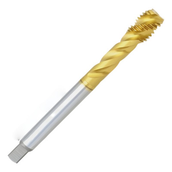 Encontraproduto.com.br - Macho Máquina Aço Rápido M 16,0x2,00mm Canal Helicoidal TIN 376 com Titâneo - OSG