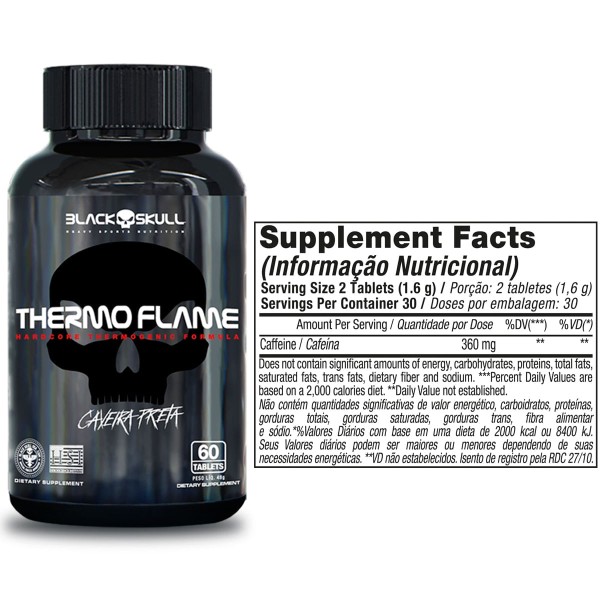 Encontraproduto.com.br - TERMOGÊNICO THERMO FLAME 60 CAPS - KIT C/ 3 UNID