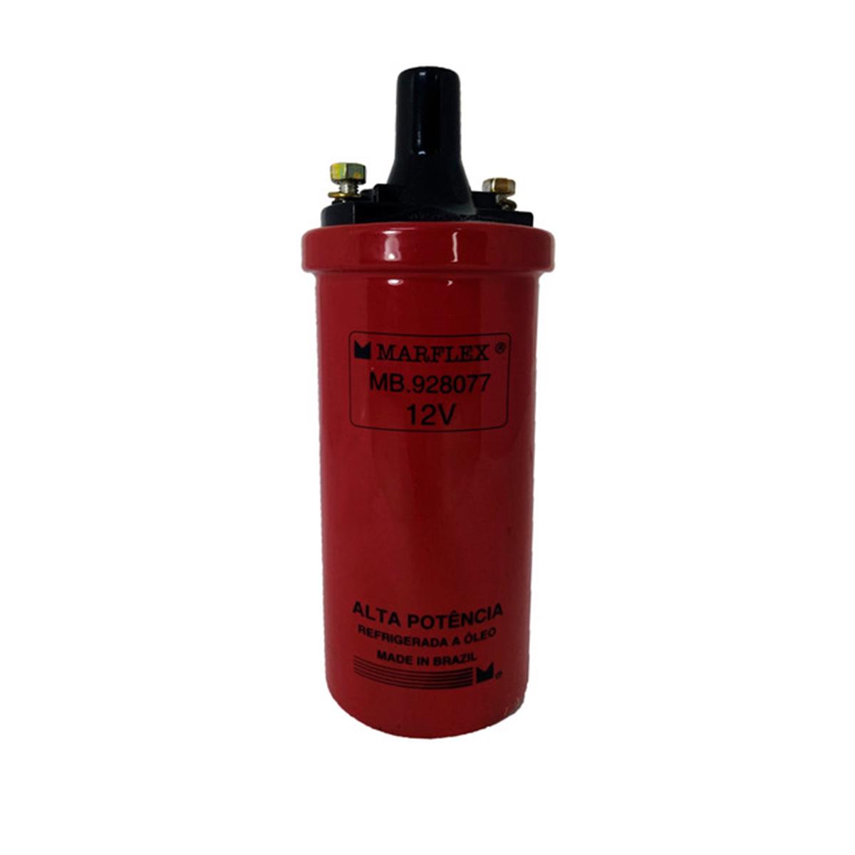 Encontraproduto.com.br - Bobina De Ignição Marflex Kw12v 077 Gol Fusca - ( Com Pino )