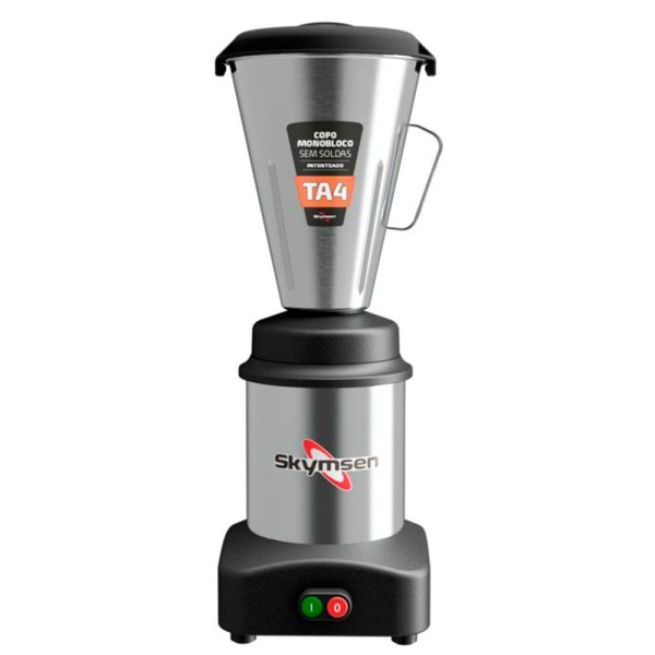 Encontraproduto.com.br - Liquidificador Industrial de Alta Rotação Inox TA4 Skymsen Copo Inox de 4L