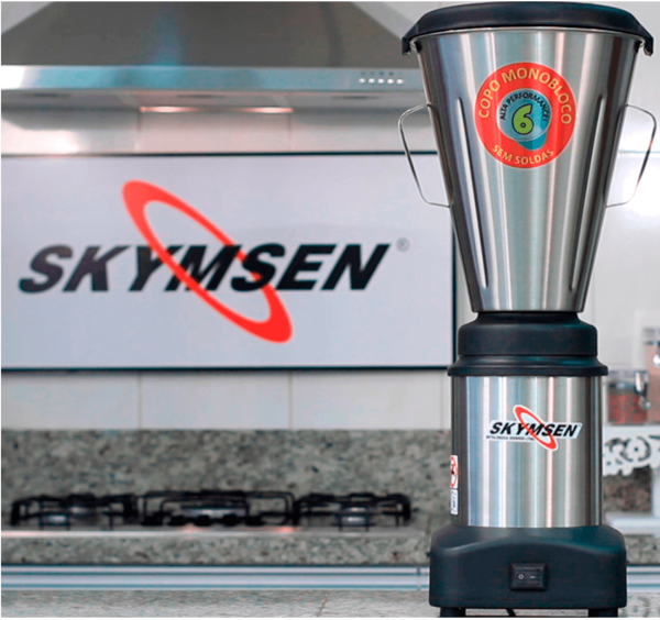 Encontraproduto.com.br - Liquidificador Industrial Skymsen 6 Litros Copo Inox LS-06MB-N