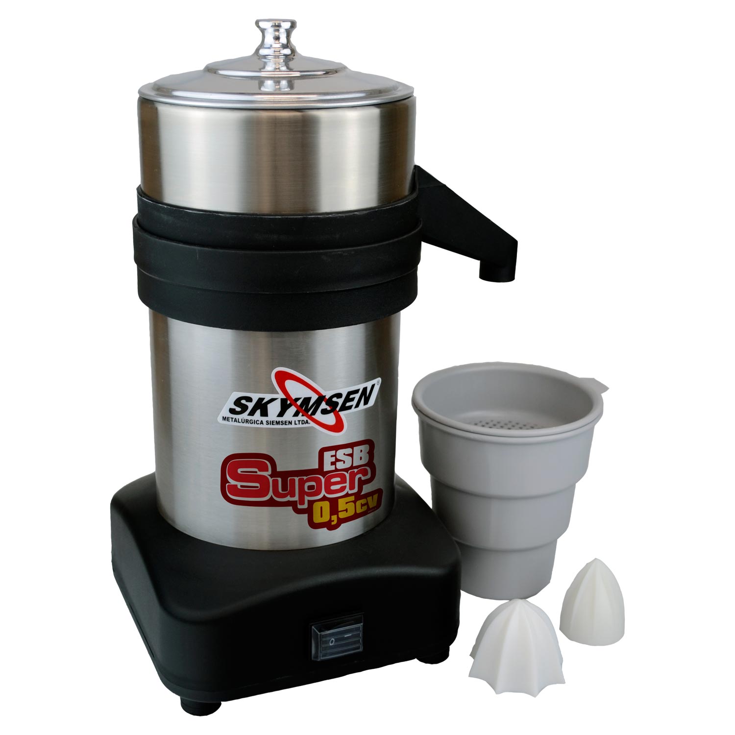 Encontraproduto.com.br - Extrator de Suco ESB Super-N Skymsen, Inox, 0,5 CV - 619400 - bivolt