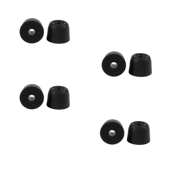 Encontraproduto.com.br - Kit Com 4 Pares De Espumas De Memória T400 Tamanho M - Preto