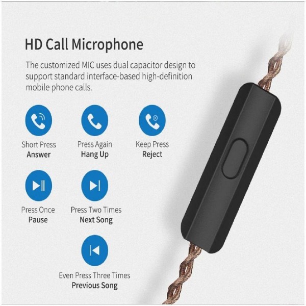 Encontraproduto.com.br - Fone De Ouvido Kz Zsn Pro Com Microfone (cinza)