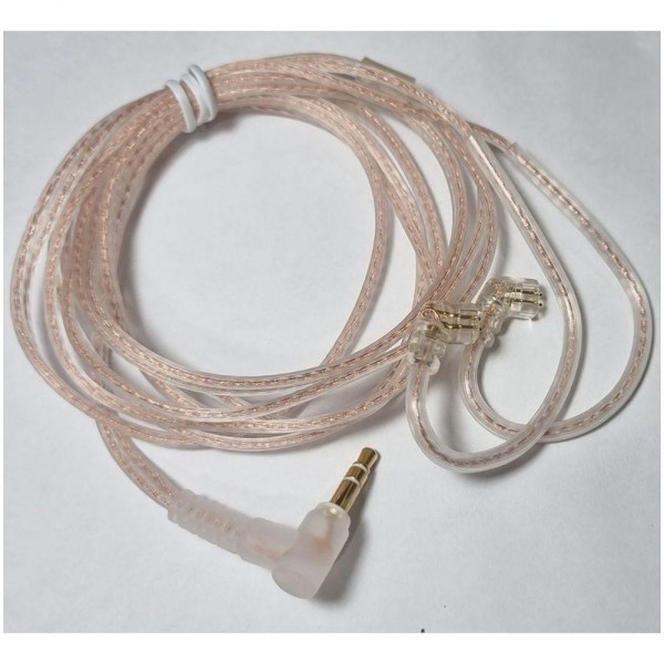 Encontraproduto.com.br - Cabo Kz Pino C Sem Microfone Para Fones Zsn Pro / Zs10 Pro - Clear